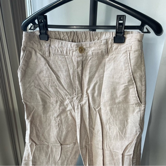 Uniqlo Linen Cotton Mix Trousers - Picture 2 of 8